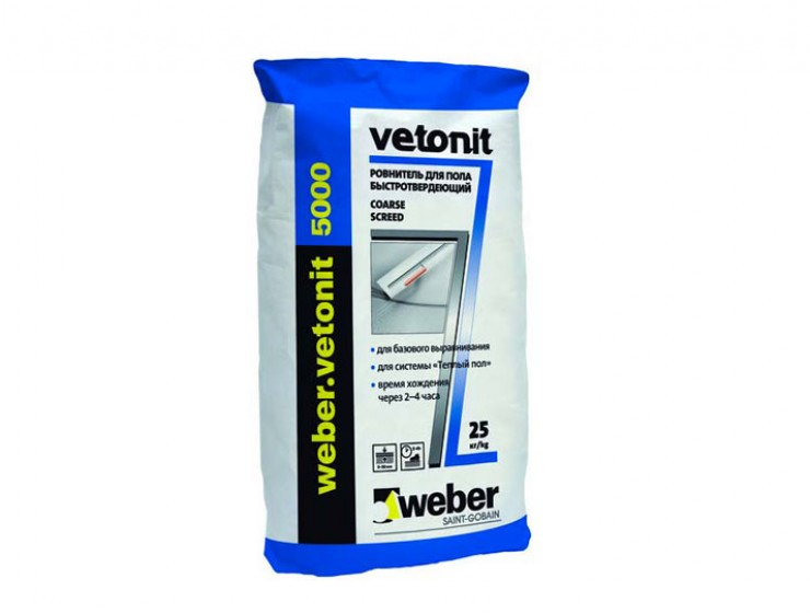 Ветонит 5000 | Vetonit-5000 наливной пол, 25 кг